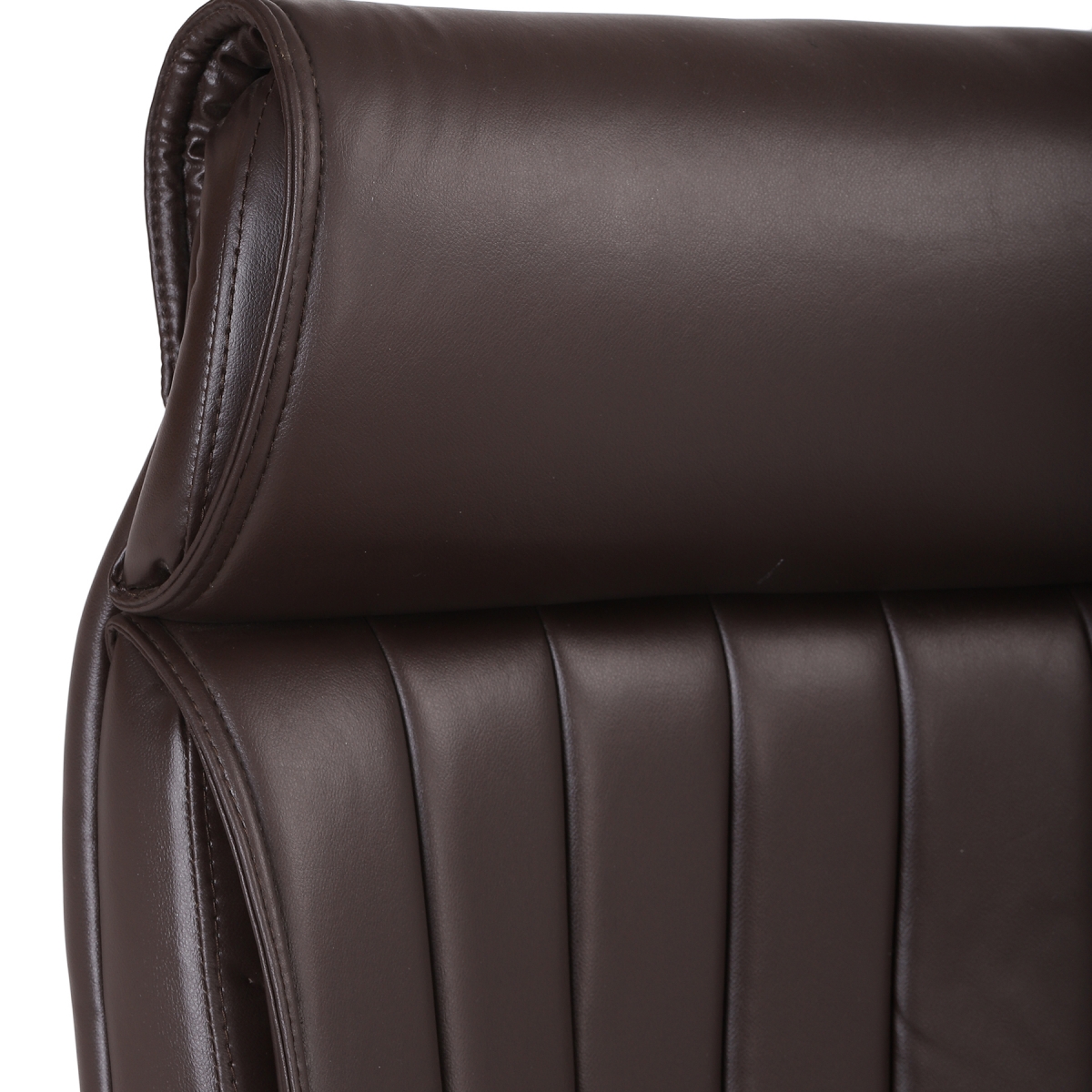 ML-1317-High Back Head Support Stylish Brown Office Executive Chair - Image 5