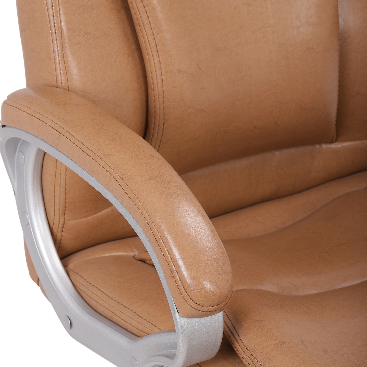 ML-1319-Brown Leatherette High Back Executive Chair - Image 5