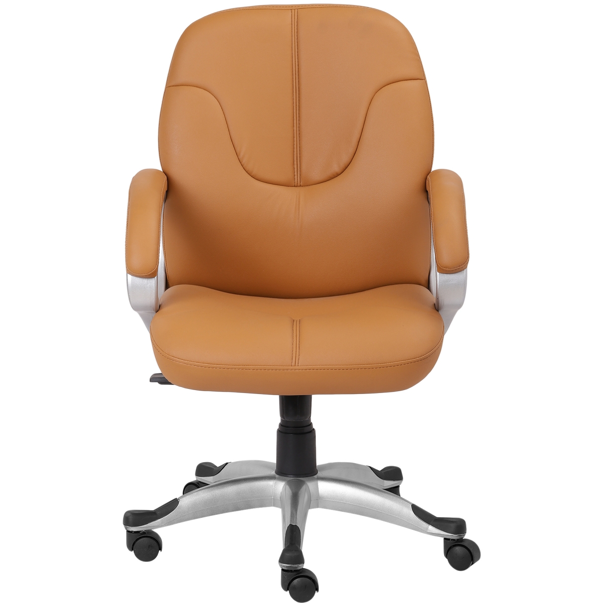 ML-1334-Leather Mid Back Executive Chair In Peach Color - Image 2
