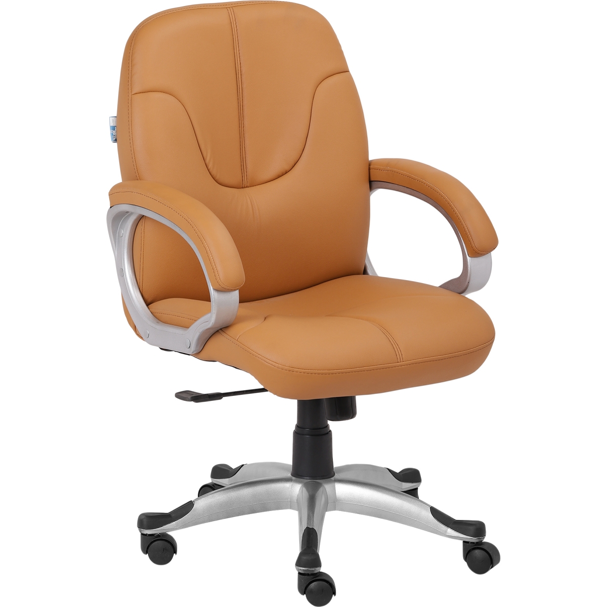 ML-1334-Leather Mid Back Executive Chair In Peach Color - Image 3