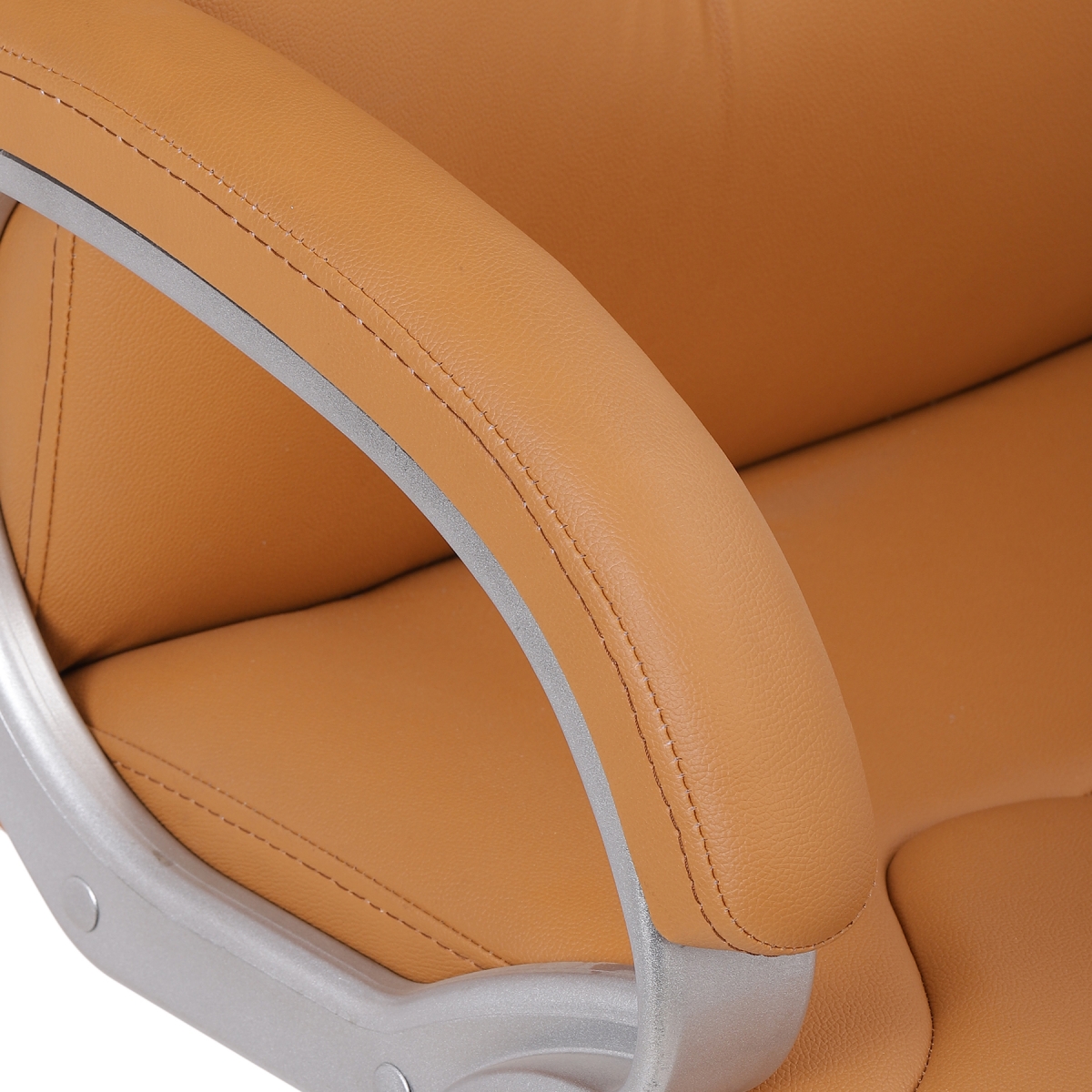 ML-1334-Leather Mid Back Executive Chair In Peach Color - Image 6