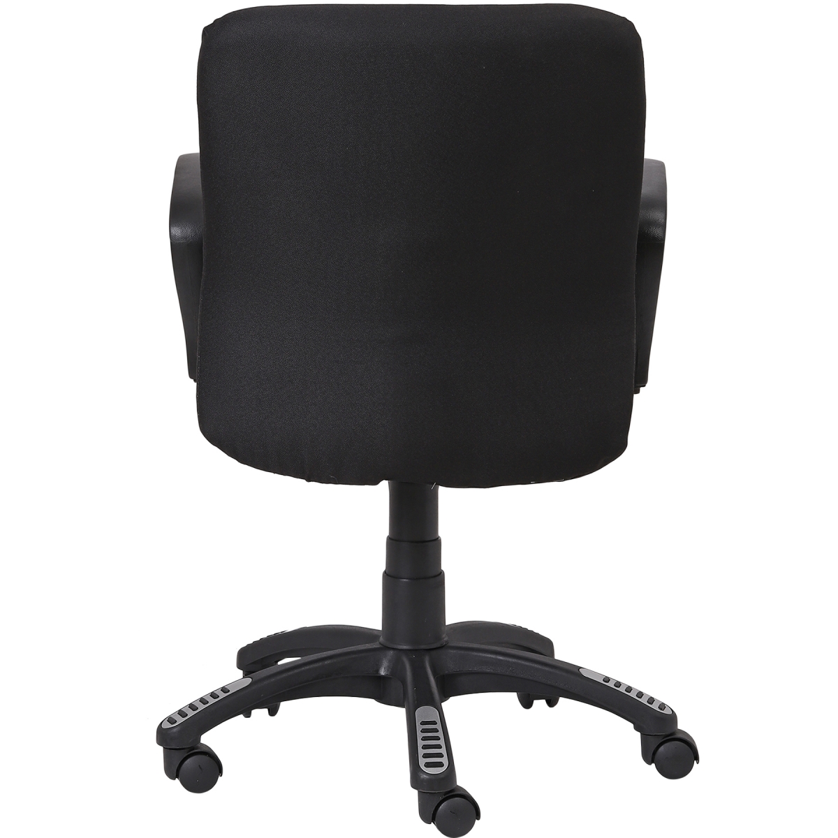 ML-1337-Padded Mesh Fabric Mid Back Office Chair In Black - Image 3