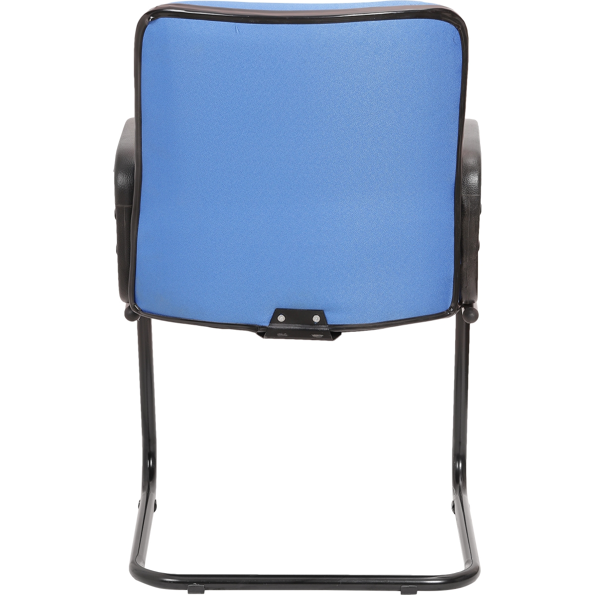 ML-1117-Fixed Base Fabric Medium Back Chair In Blue Color - Image 3