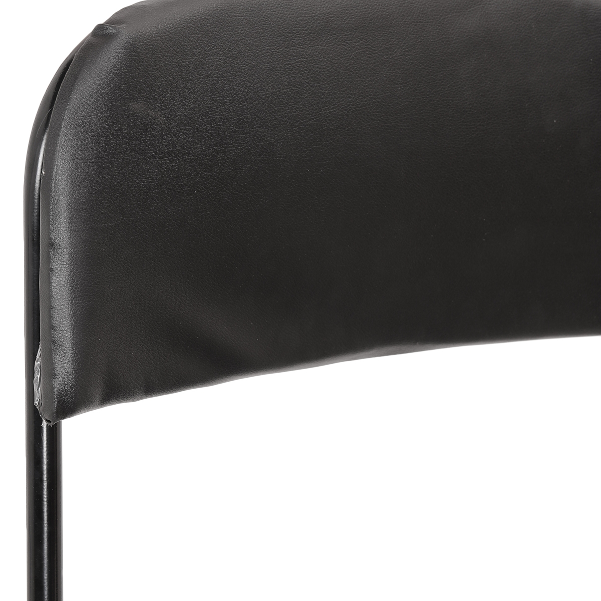 ML-1110 FOLDABLE LOW BACK CHAIR IN BLACK - Image 4
