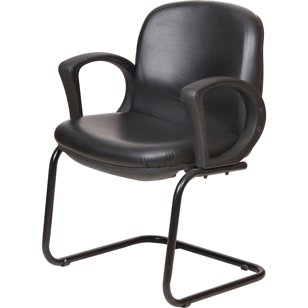 ML-1207 LOW BACK VISITOR OFFICE CHAIR IN BLACK - Image 2