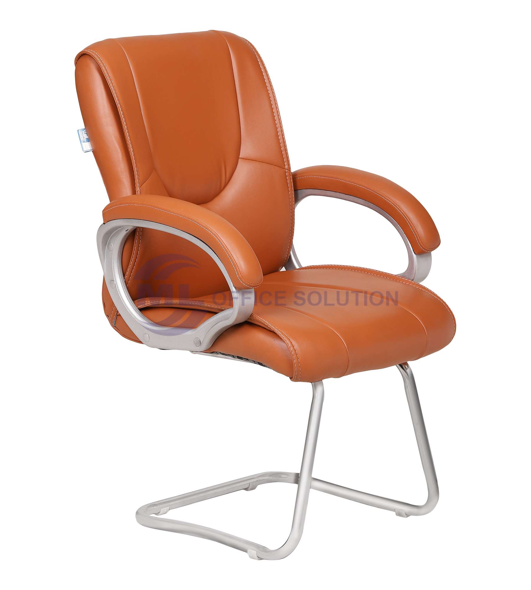 ML-1208 Boss Modern Cantilever Chair In Tan Colour