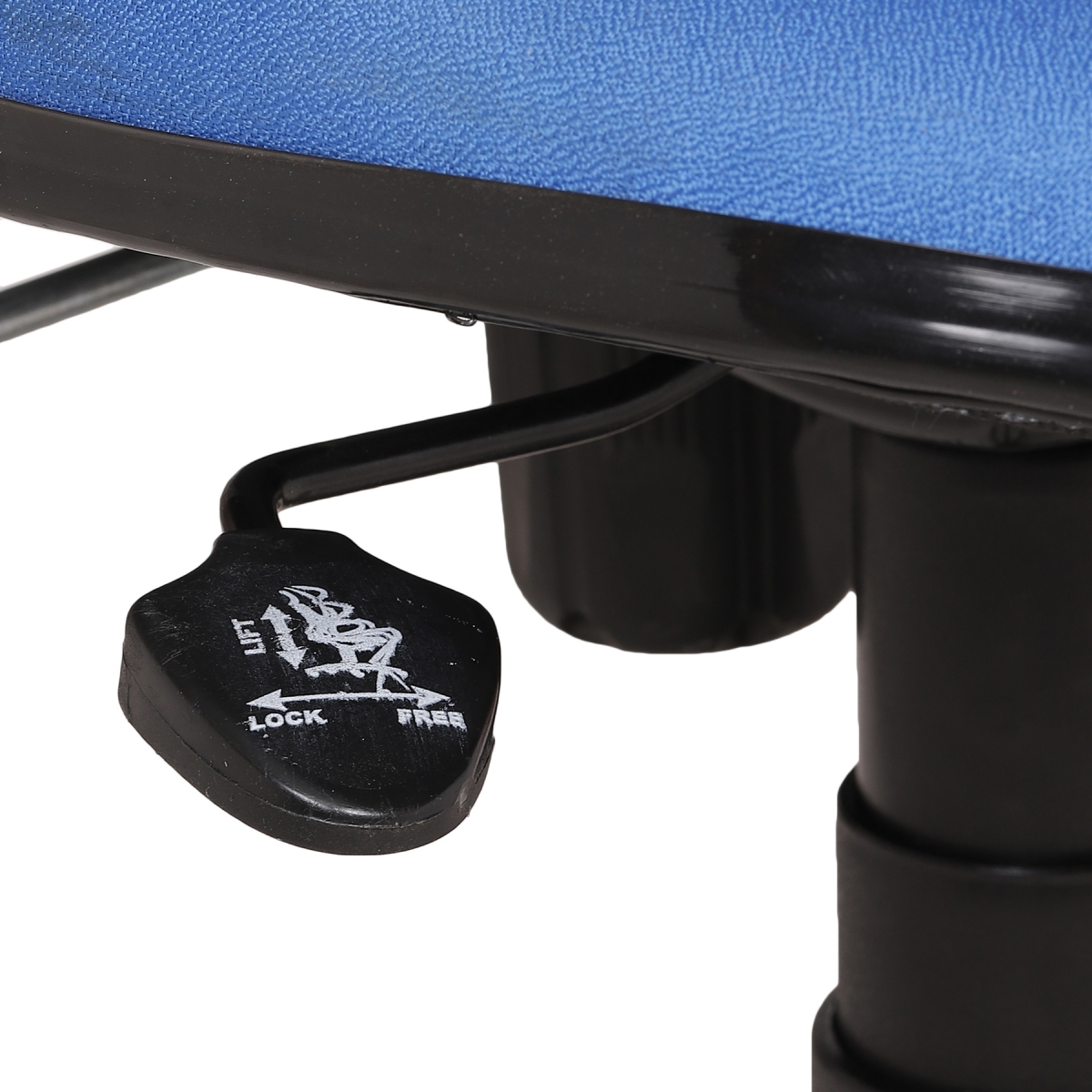 ML-1214 Computer Chair Without Armrest In Blue Fabric - Image 7