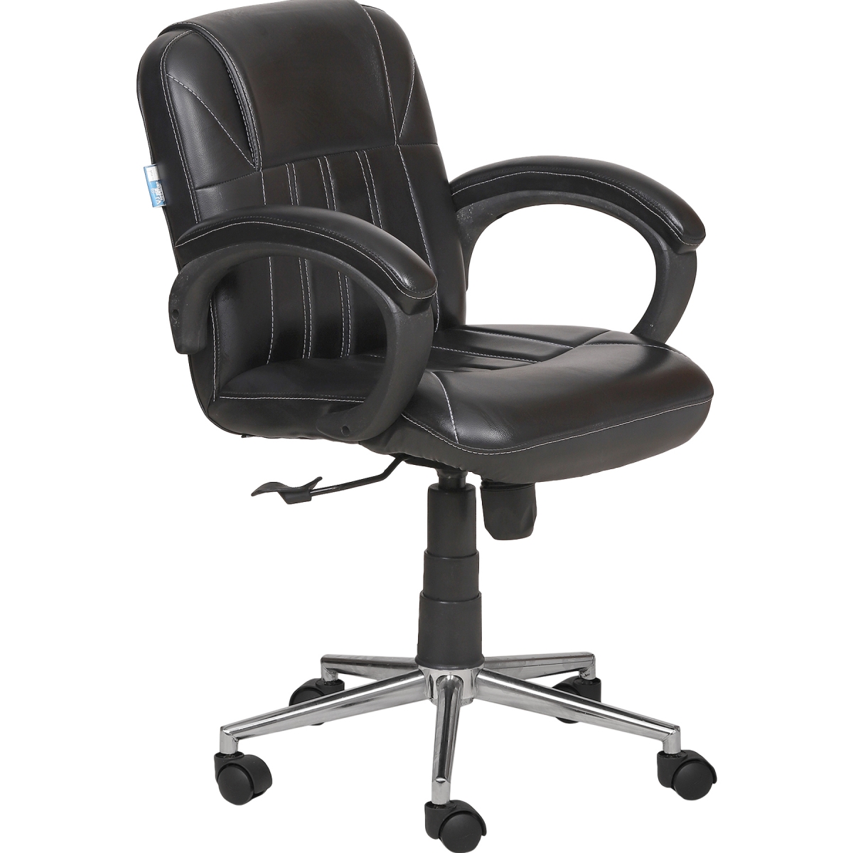 ML-1289 LOW BACK VISITOR OFFICE CHAIR IN BLACK - Image 4