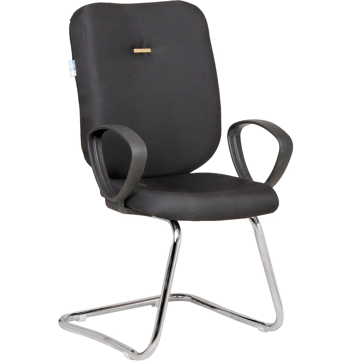 ML-1295 MEDIUM BACK VISITOR OFFICE CHAIR IN BLACK - Image 2