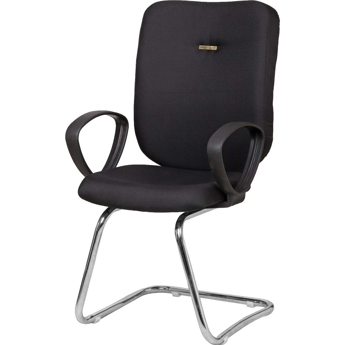 ML-1295 MEDIUM BACK VISITOR OFFICE CHAIR IN BLACK - Image 3