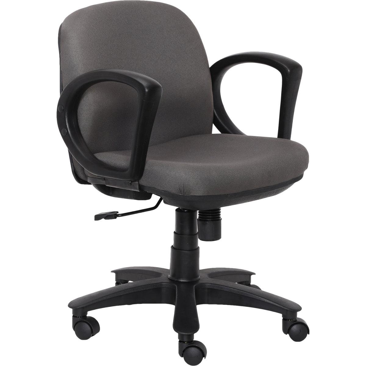 ML-1053-Cushioned Padded Fabric Low Back Workstation Chair - Image 2