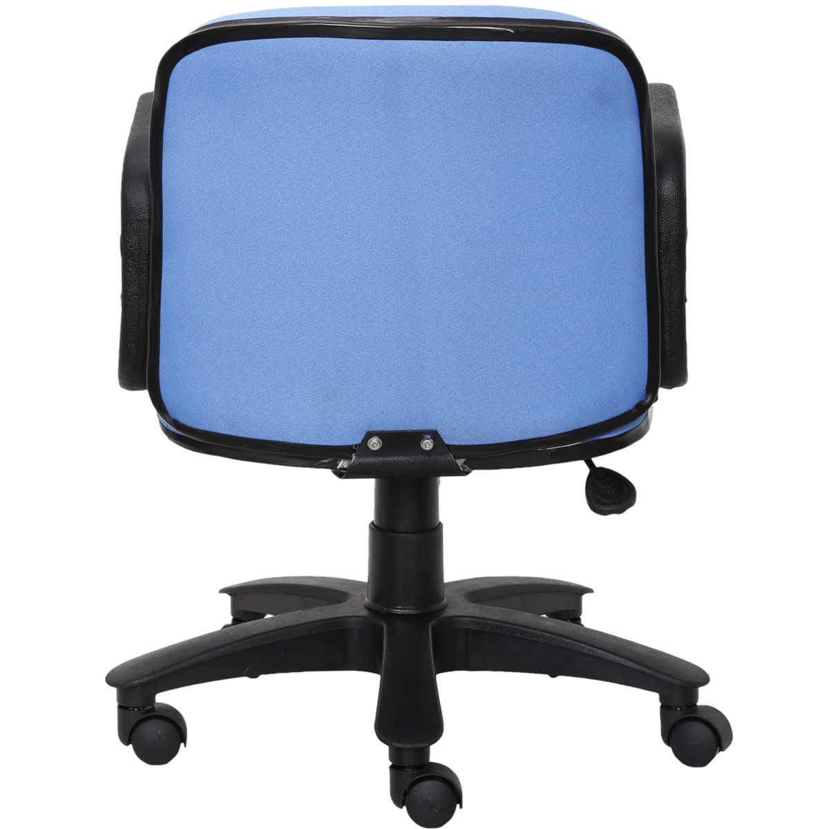 ML-1042 LOW BACK OFFICE CHAIR IN LIGHT BLUE COLOR - Image 3