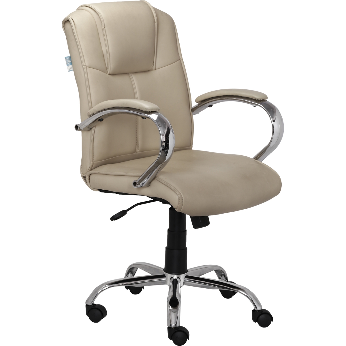 ML-1068-MEDIUM BACK EXECUTIVE CHAIR IN BEIGE COLOR - Image 5