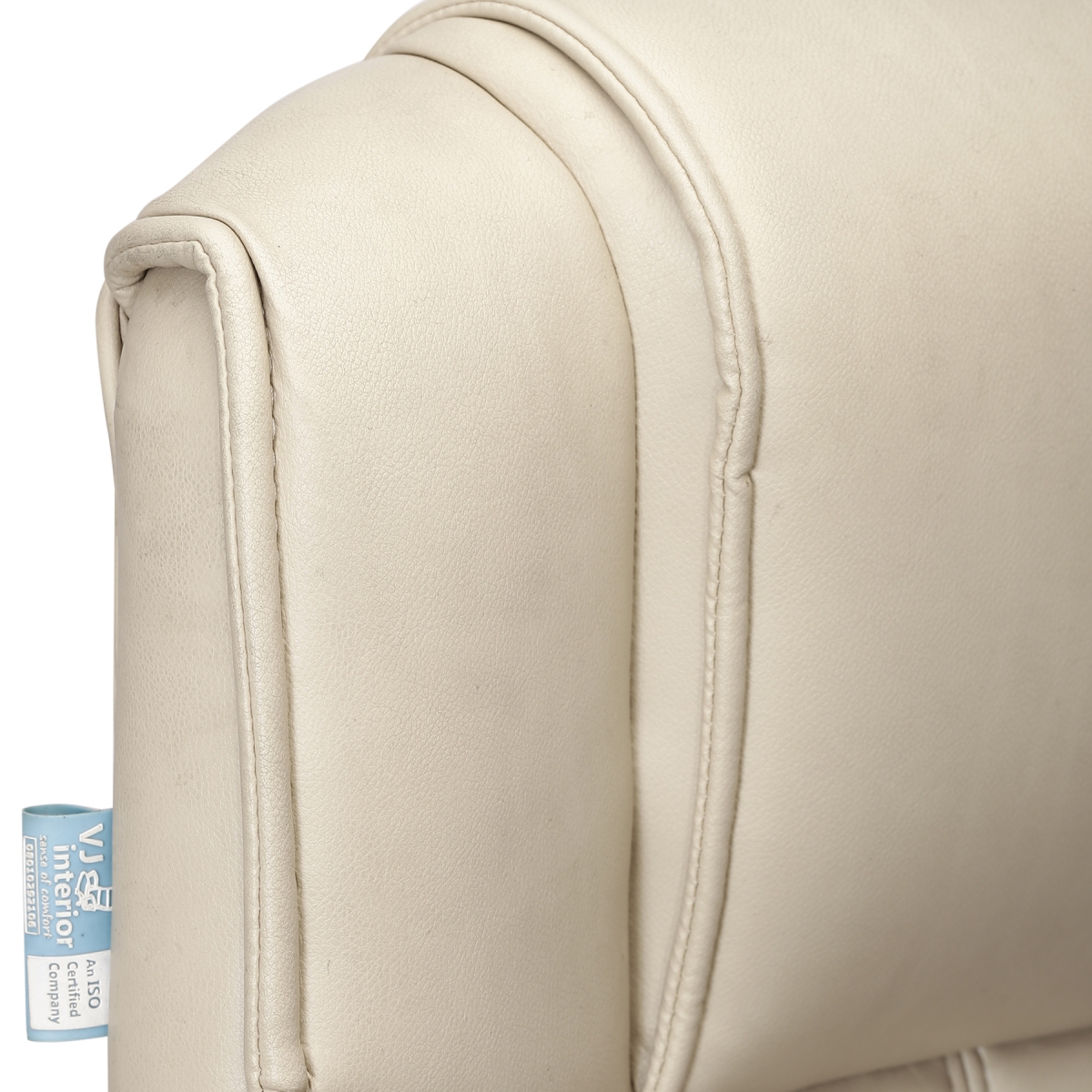ML-1068-MEDIUM BACK EXECUTIVE CHAIR IN BEIGE COLOR - Image 6