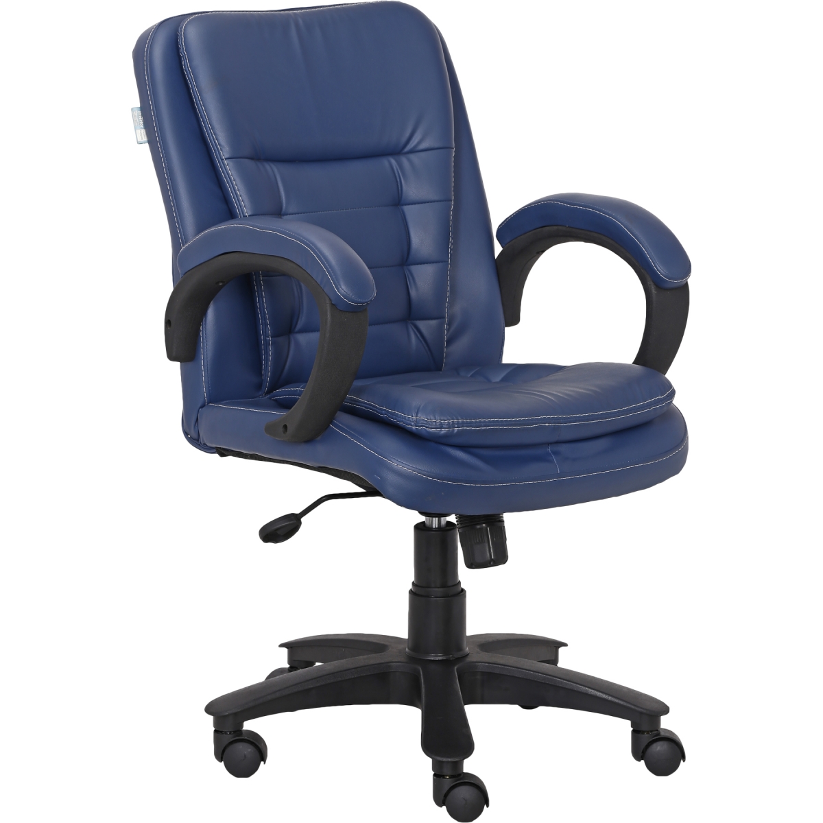 ML-1078-MID BACK EXECUTIVE CHAIR IN BLUE - Image 2