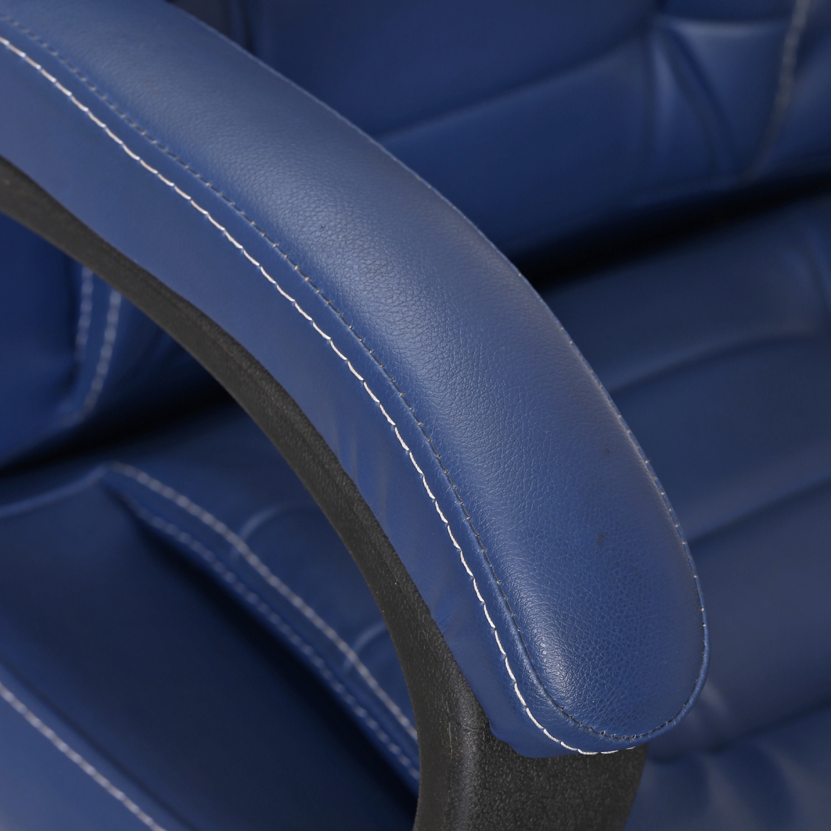 ML-1078-MID BACK EXECUTIVE CHAIR IN BLUE - Image 7