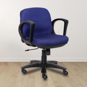 ML-1049 FABRIC TASK CHAIR IN BLUE COLOR