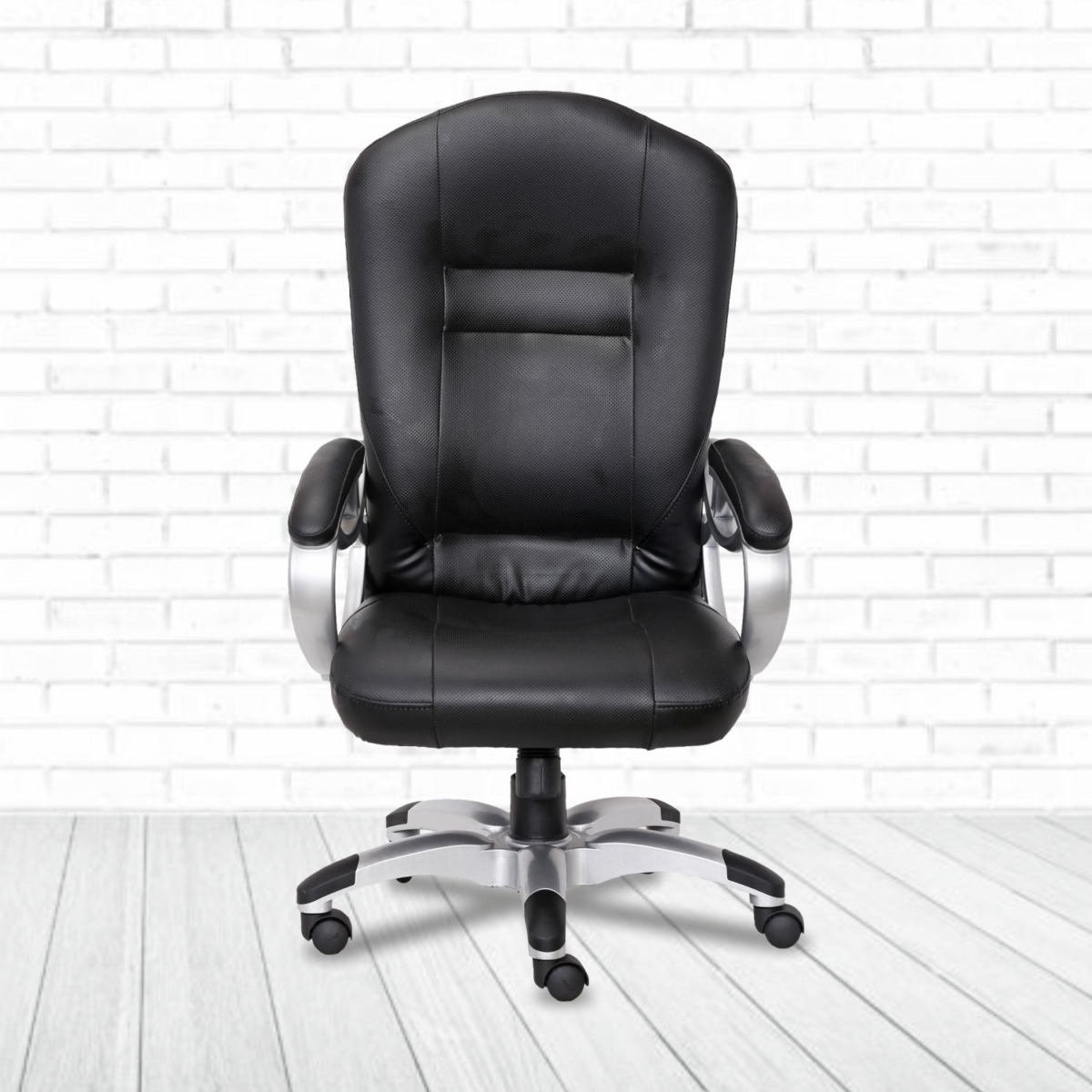 ML-1060 LEATHERETTE CEO HIGH BACK OFFICE CHAIR IN BLACK COLOR