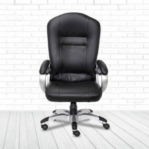 ML-1060 LEATHERETTE CEO HIGH BACK OFFICE CHAIR IN BLACK COLOR