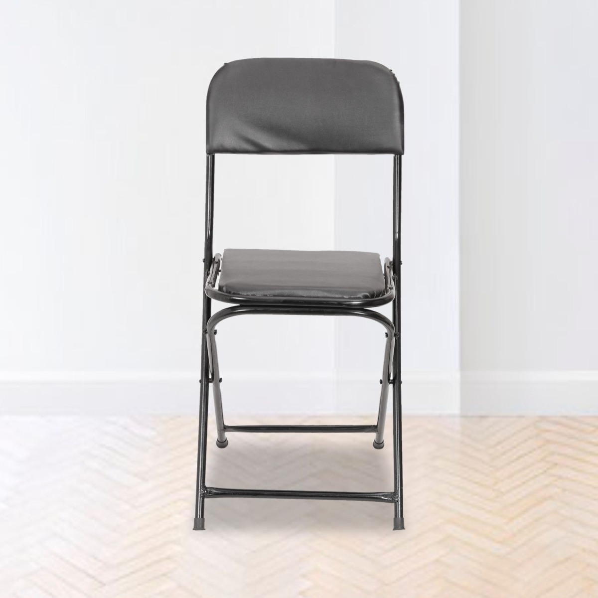 ML-1110 FOLDABLE LOW BACK CHAIR IN BLACK