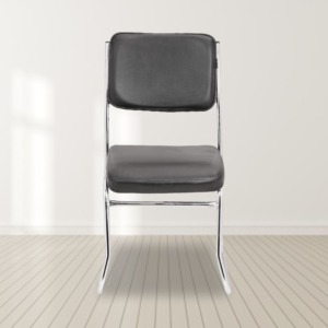 ML-1111 LEATHERETTE OFFICE CHAIR IN BLACK COLOR