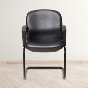 ML-1207 LOW BACK VISITOR OFFICE CHAIR IN BLACK