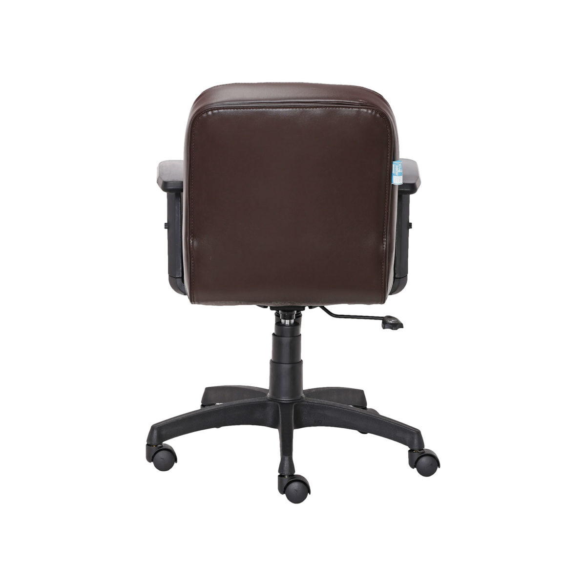 ML-1016-Mid Back Leatherette Office Chair In Brown Color - Image 4