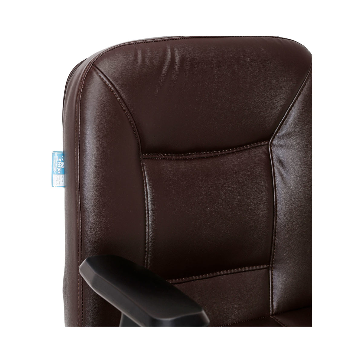 ML-1016-Mid Back Leatherette Office Chair In Brown Color - Image 5