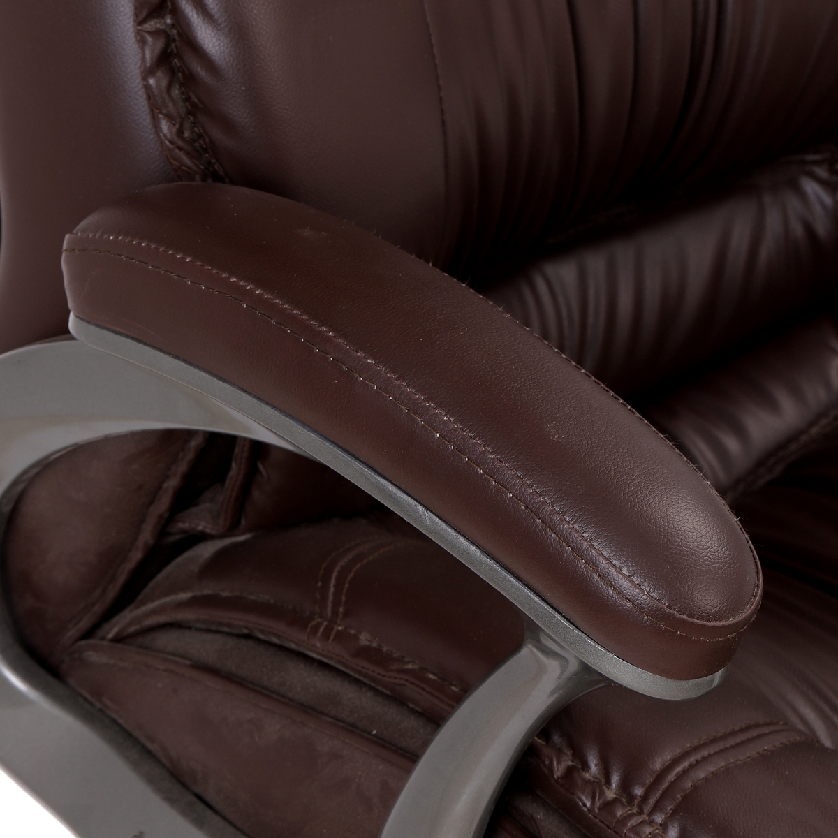 ML-1311 Stylish High Back Dark Brown Office Executive Chair - Image 4