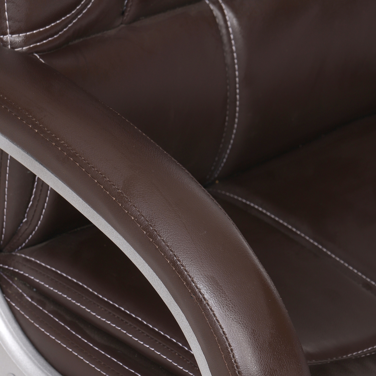 ML-1249-High Back Leather Executive Office Chair In Brown Color - Image 5