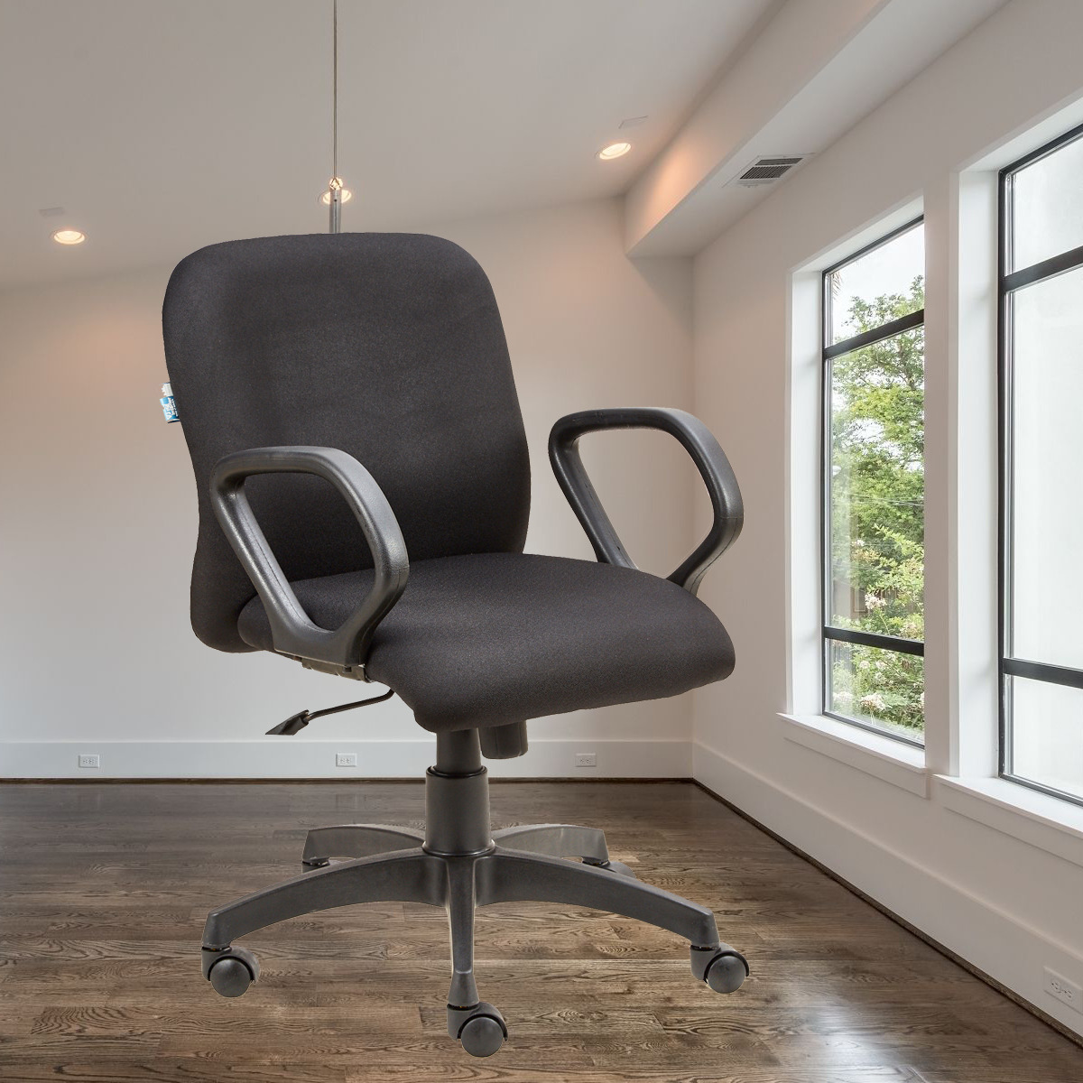 ML-1402-Adjustable Low Back Padded Mesh Fabric Office Chair