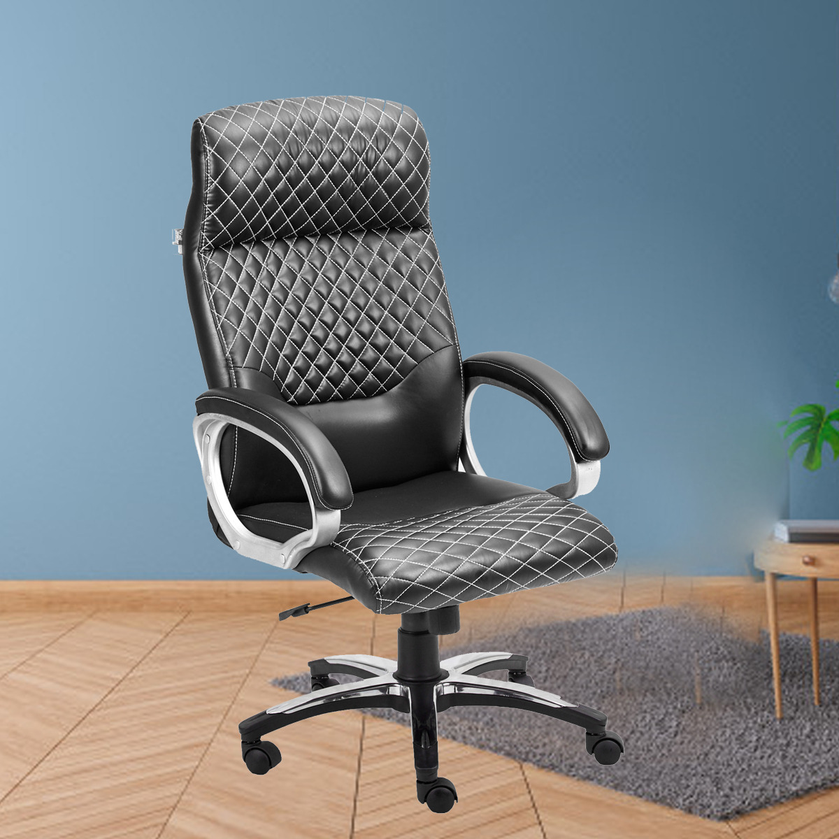 ML-1413-Glossy Leather High Back Senior Executive Chair