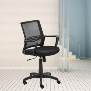 ML-1421-Fuloon Ergonomic Chair In Black Colour