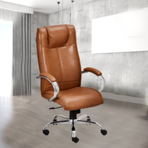 ML-1441-High Back Light Brown Executive Office Chair