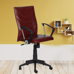 ML-1503-shining Leather High Back Revolving Office Chair
