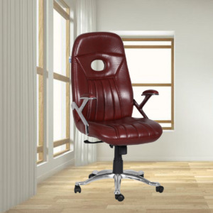 ML-1510-Leather Dark Brown HB Senior Executive Chair