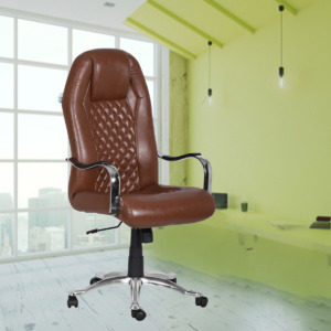 ML-1511-HB Brown Leather Director Chair