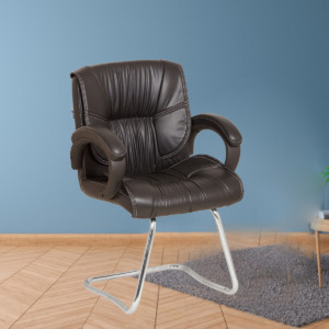 ML-1614-Fixed Frame Synthetic Leather Office Visitor Chair