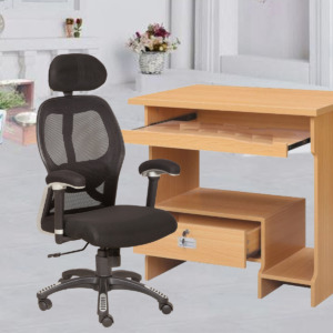 ML-1631-High Back Mesh Office Chair With Neck Support