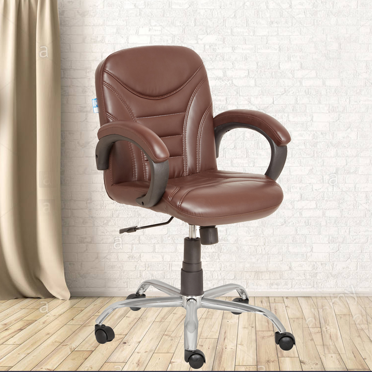 Stylish leather office chair deals