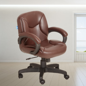 ML-1637-Low Back Stylish Brown Executive Office Chair