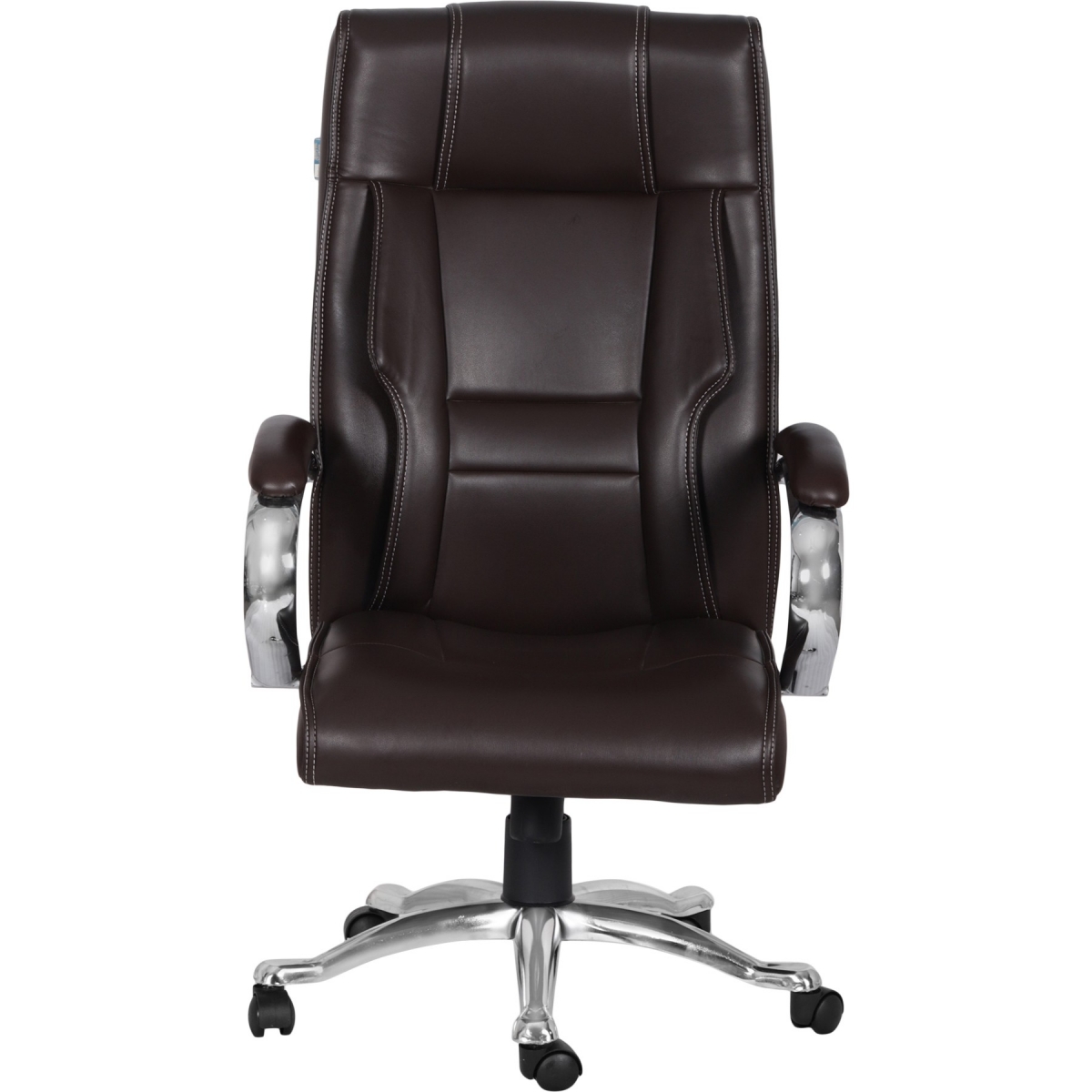 ML-1519-High Back Brown Leather Executive Office Chair - Image 2