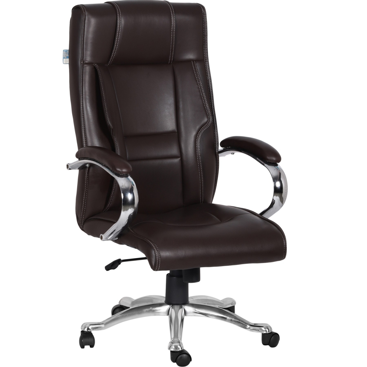 ML-1519-High Back Brown Leather Executive Office Chair - Image 3