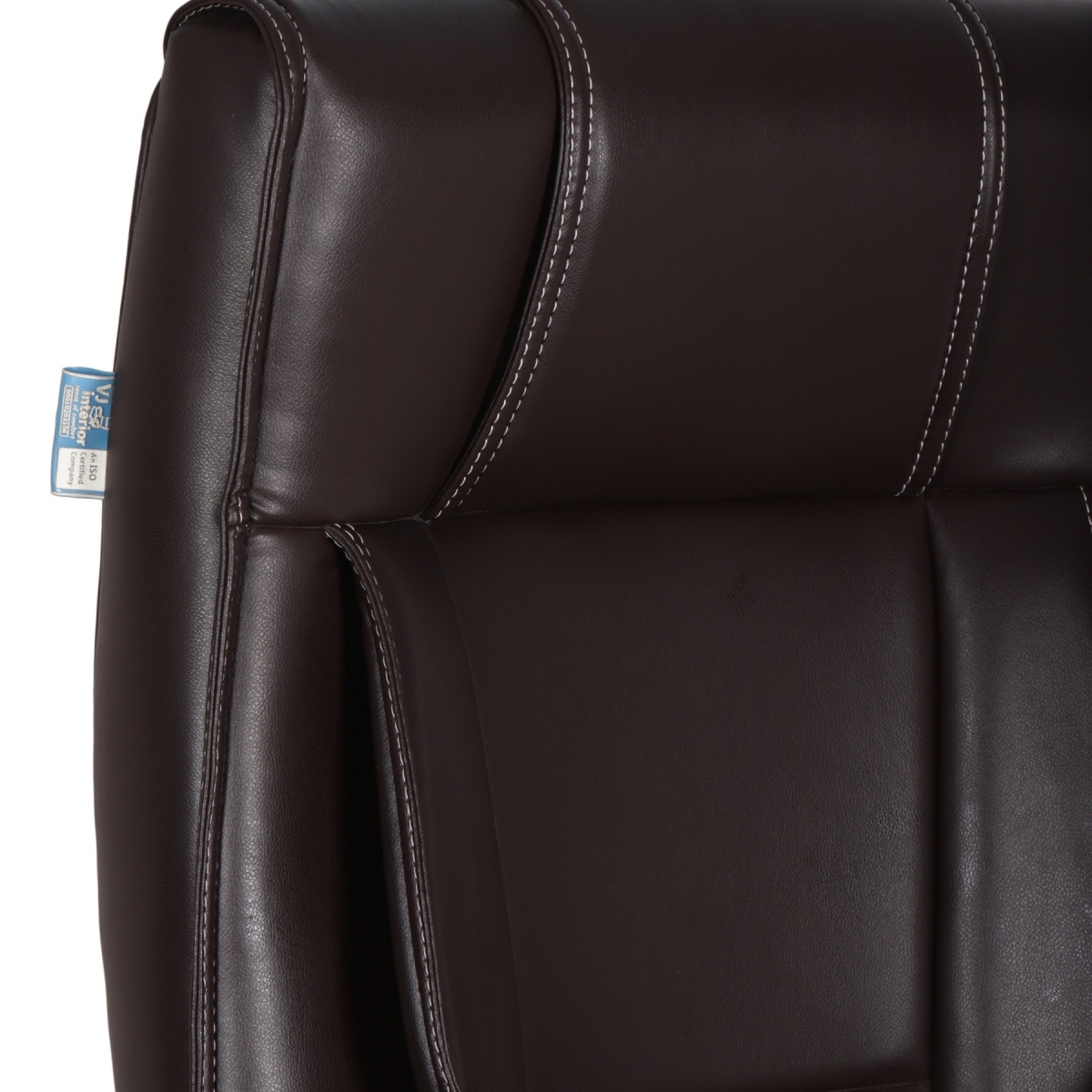 ML-1519-High Back Brown Leather Executive Office Chair - Image 7