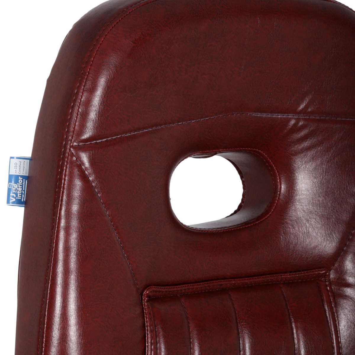 ML-1509 Shining Brown Leatherette Senior Executive Revolving Chair - Image 7