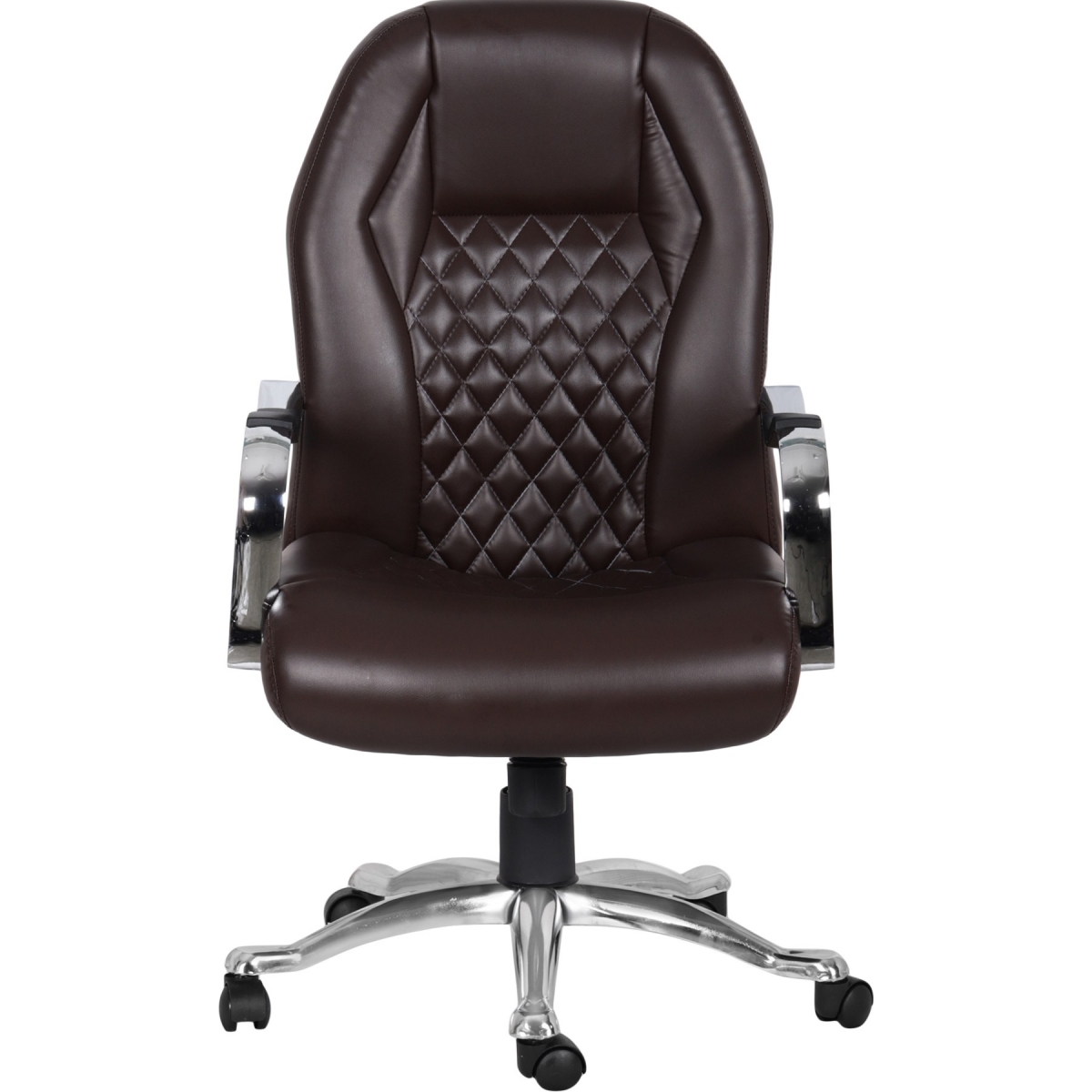 ML-1516-Directors HB Brown Leather Office Chair - Image 3