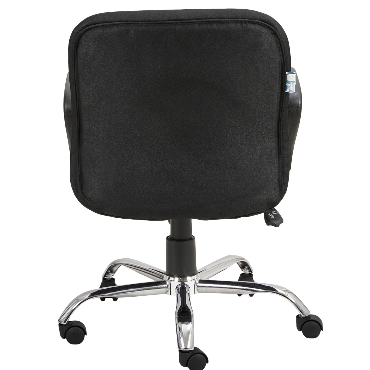 ML-1401-Black Fabric Padded Office Reception Visitor Chair - Image 4