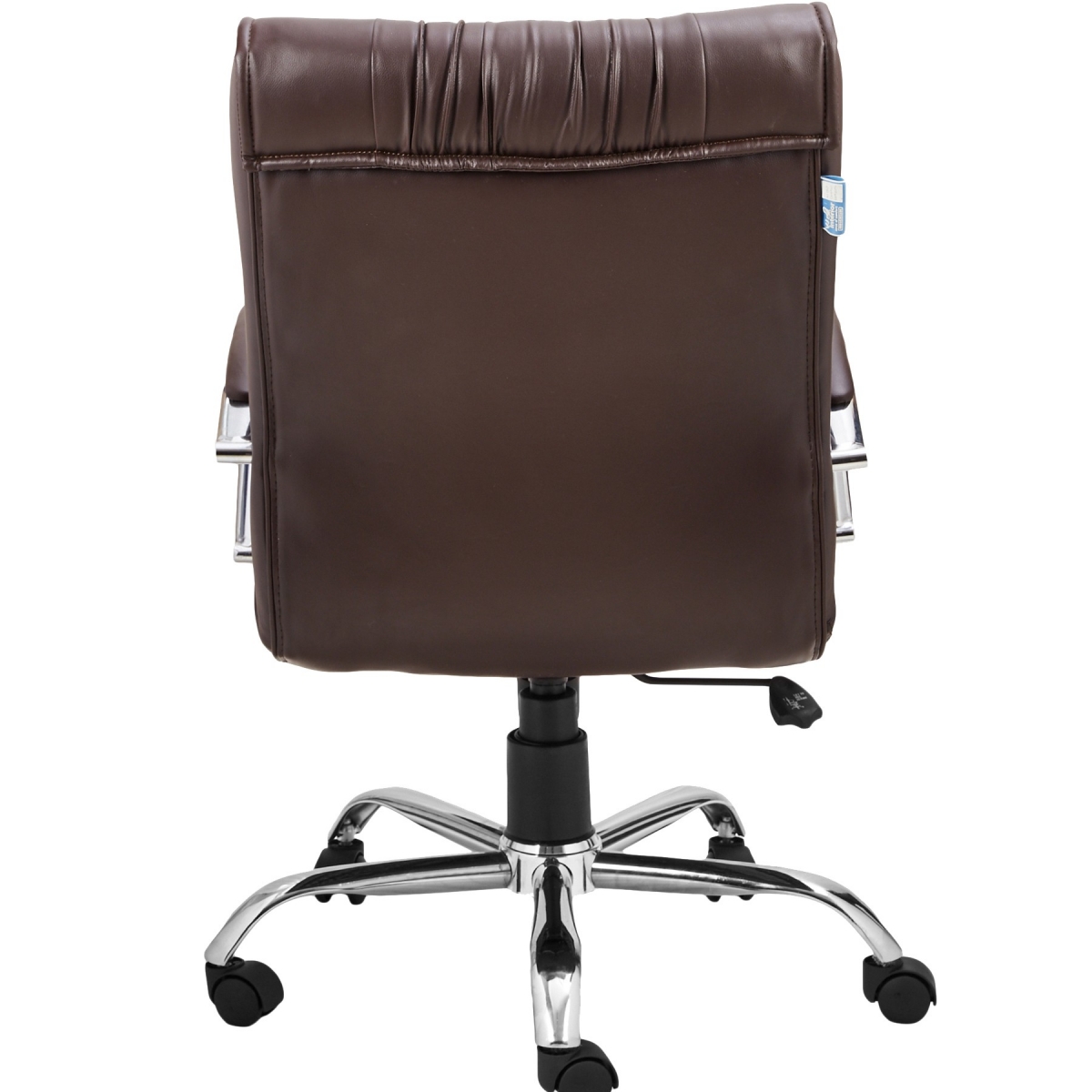 ML-1411-Dark Brown Mid Back Revolving Executive Chair - Image 4