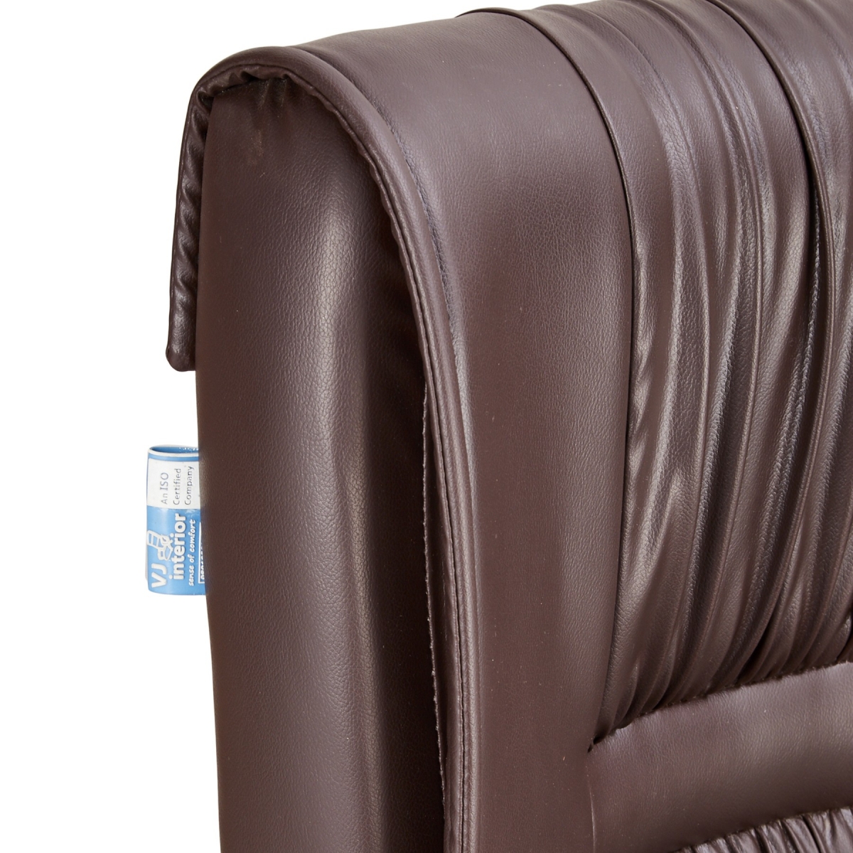 ML-1411-Dark Brown Mid Back Revolving Executive Chair - Image 5