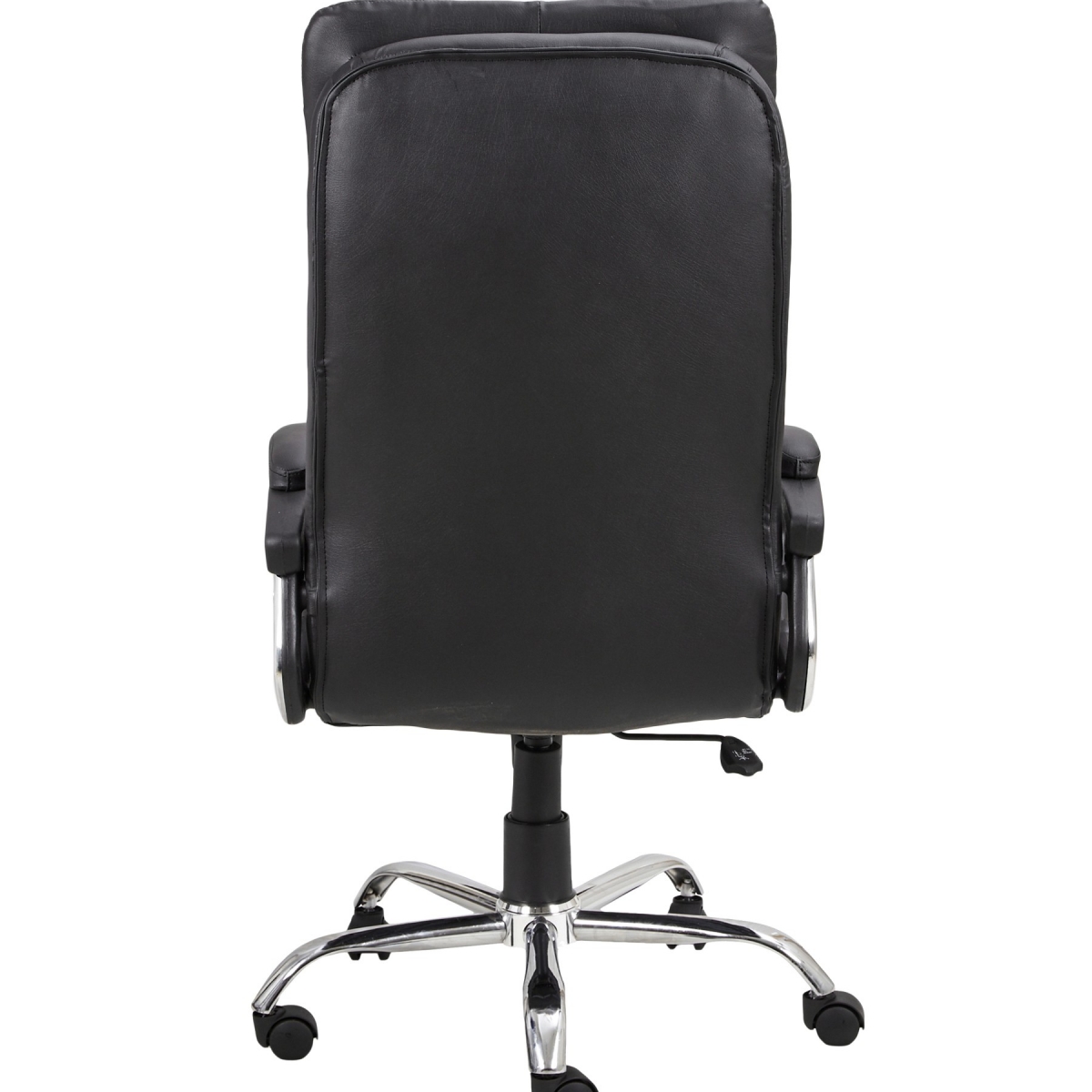 ML-1419-Extra Cushion High Back Black Leather Office Chair - Image 4
